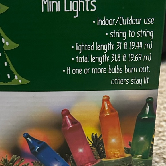 150 Count Holiday Multicolored Mini Christmas Lights NWT - Picture 4 of 4